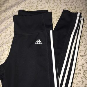 Adidas 3 stripe leggings